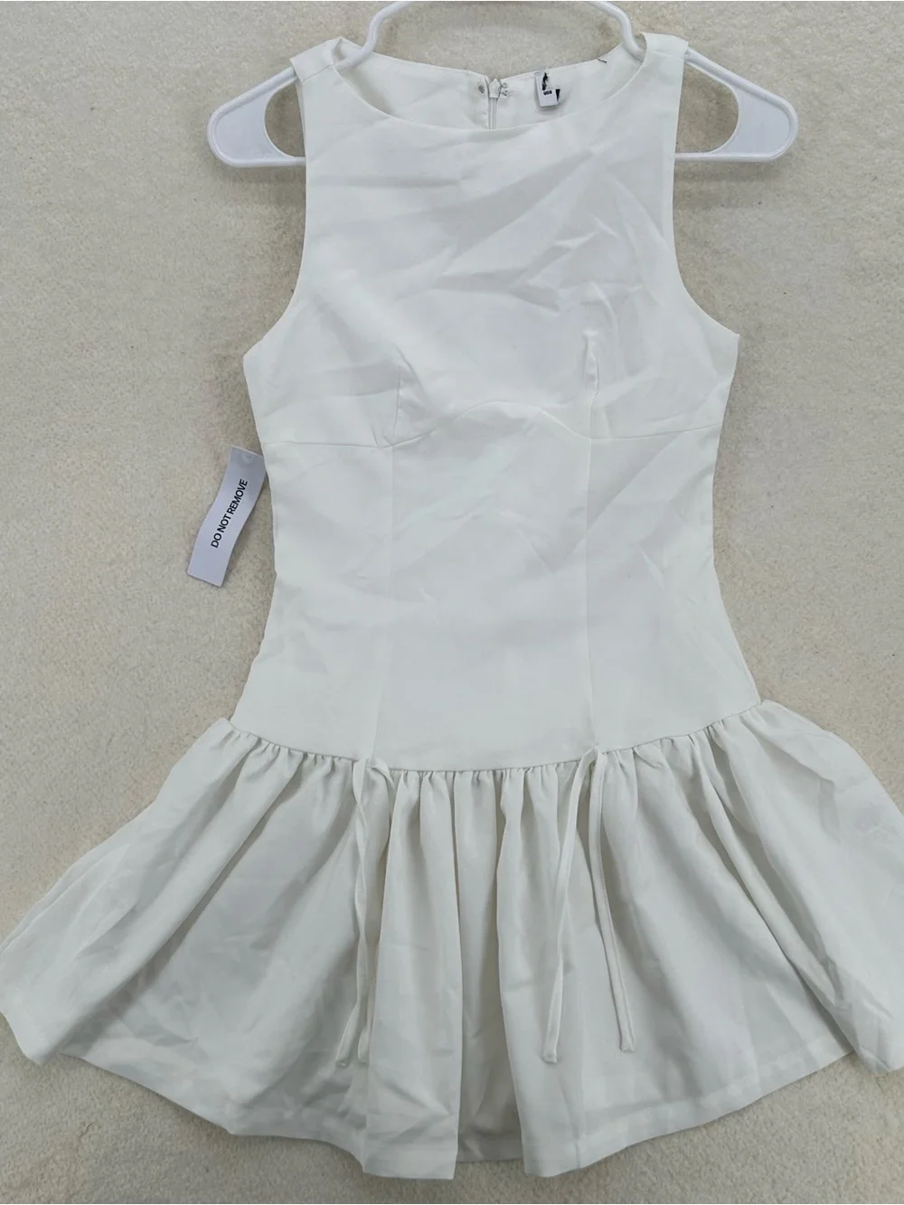 Coquette Elegant Millenne Princess Polly White Mini Dress with Bows
